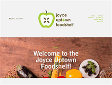 Tablet Screenshot of joyceuptownfoodshelf.org